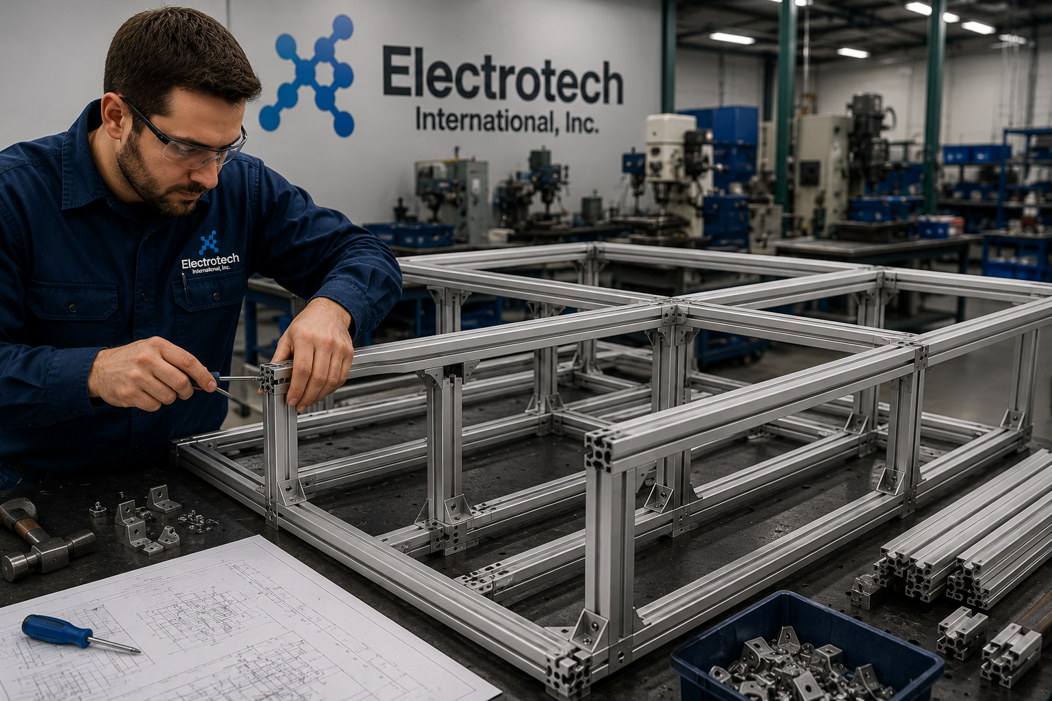 Building a custom mechanical frame assembly